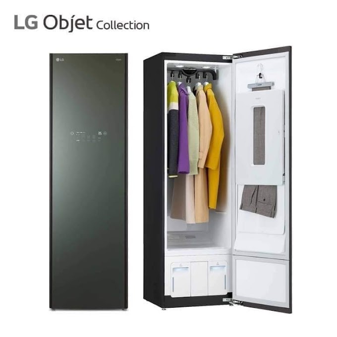 máy giặt hấp sấy LG S5GOC Xanh khói